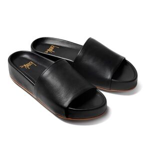 beek Black Minimalist Slide Sandals
